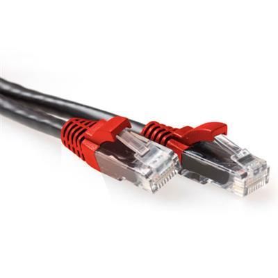 ACT CAT6A U-UTP Patch Cable 1,5m Black/Red