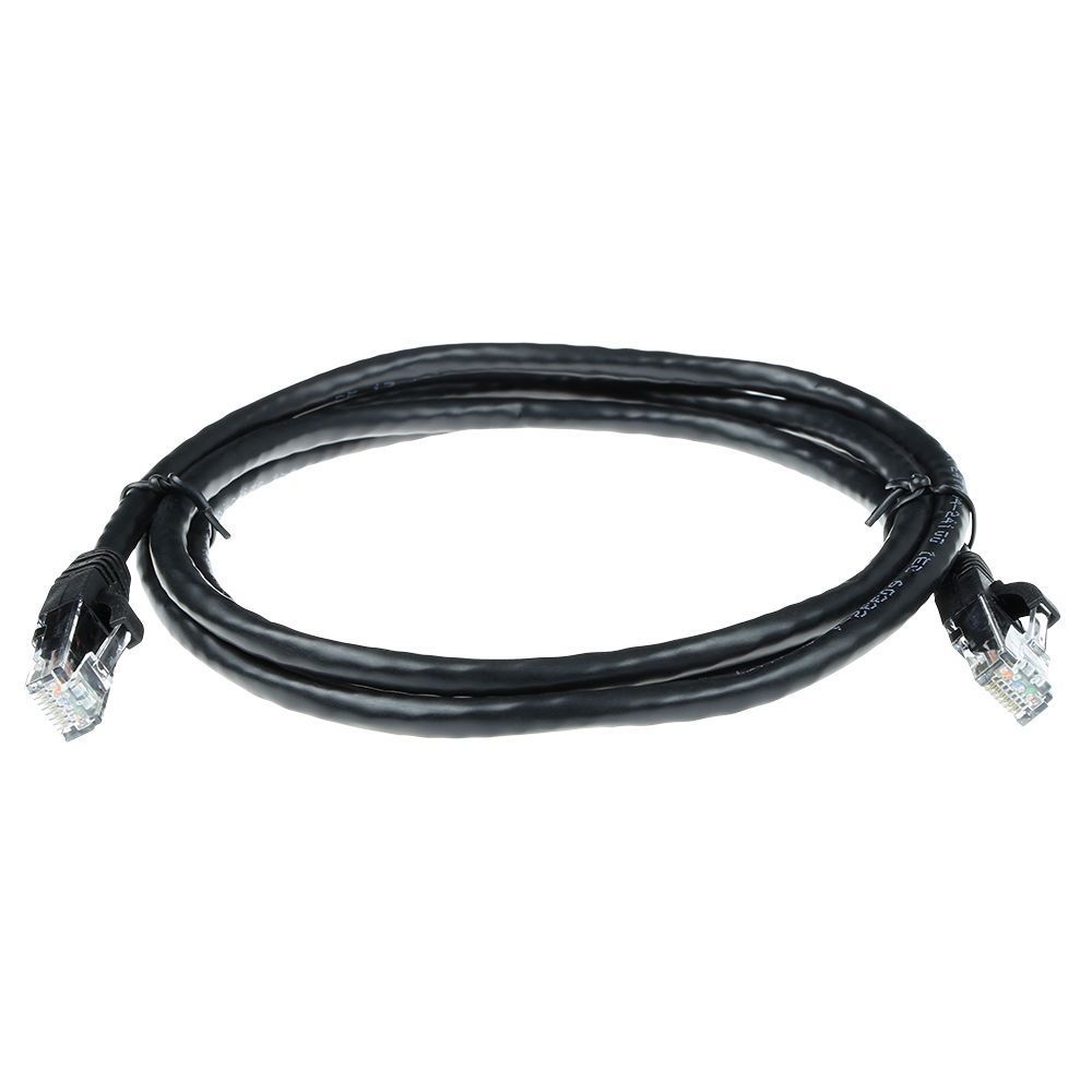 ACT CAT6A U-UTP Patch Cable 1,5m Black