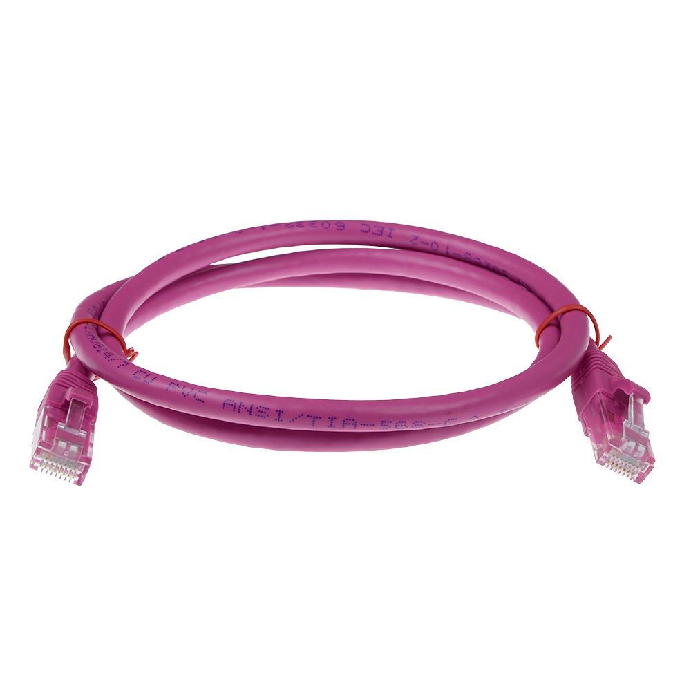 ACT CAT6A U-UTP Patch Cable 1,5m Pink