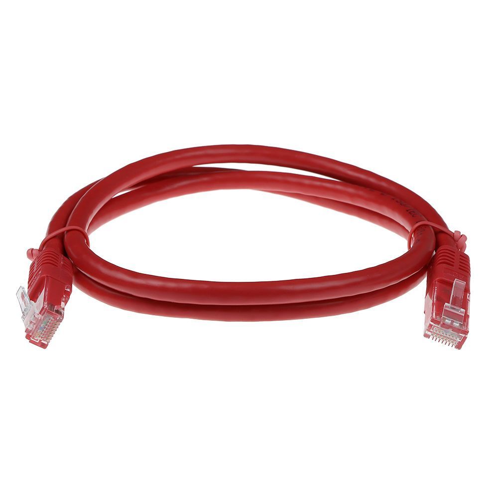 ACT CAT6A U-UTP Patch Cable 1,5m Red