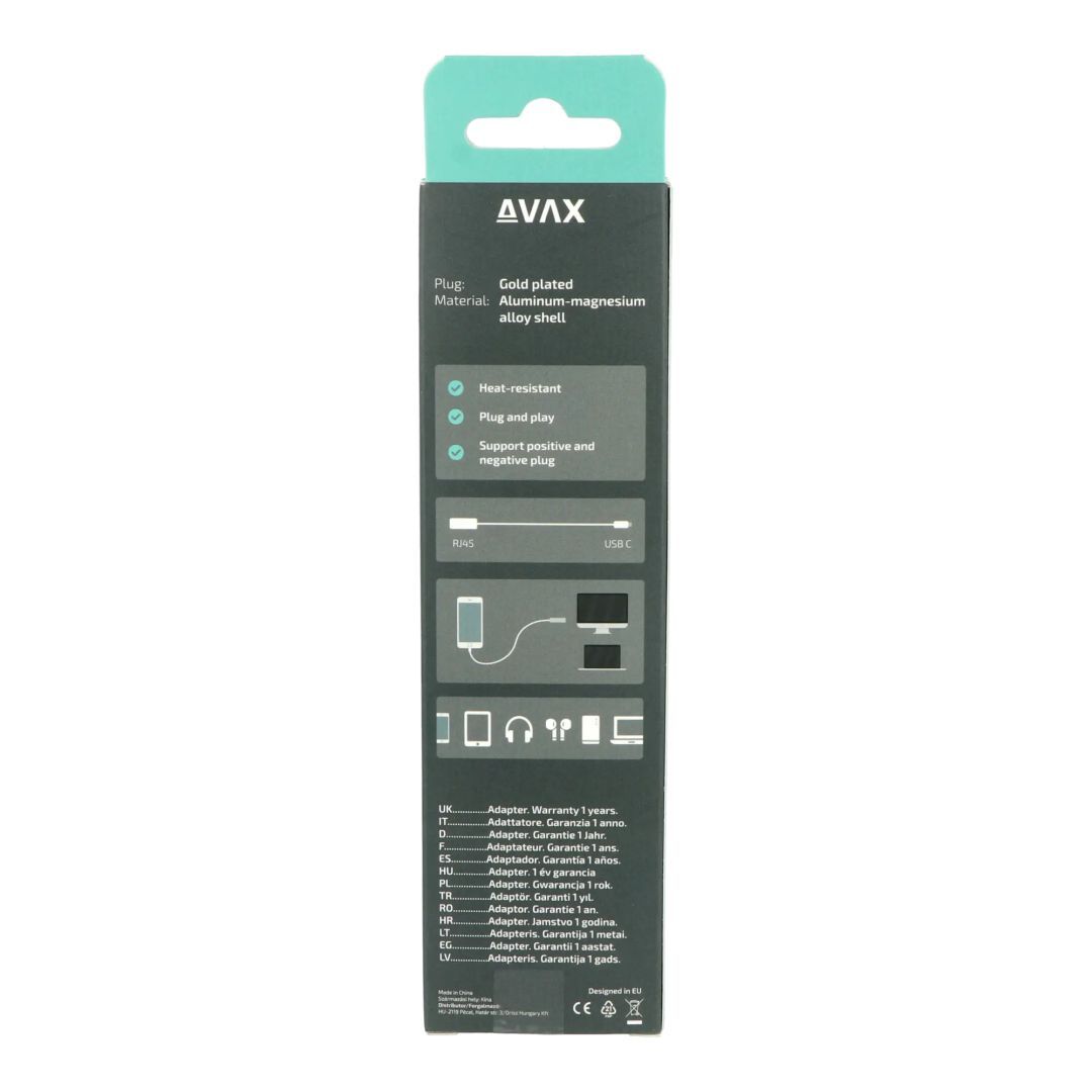 Avax AD605 CONNECT+ Type C 3.1-Display port 1.2 adapter