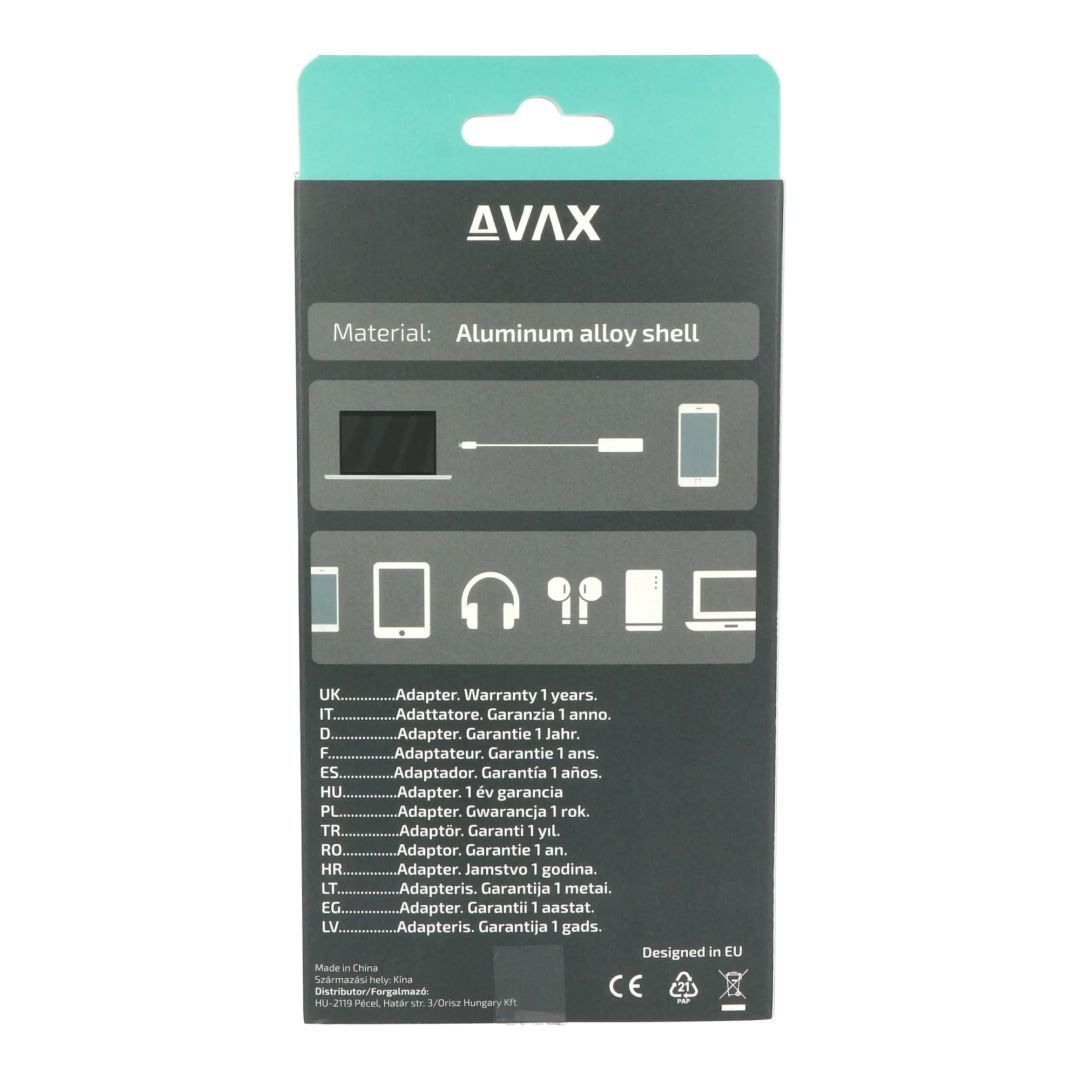 Avax HB600 CONNECT+ 4-port USB3.0 HUB Black