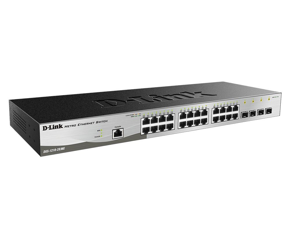 D-Link DGS-1210-28/ME 28 Port Gigabit Metro Ethernet Switch