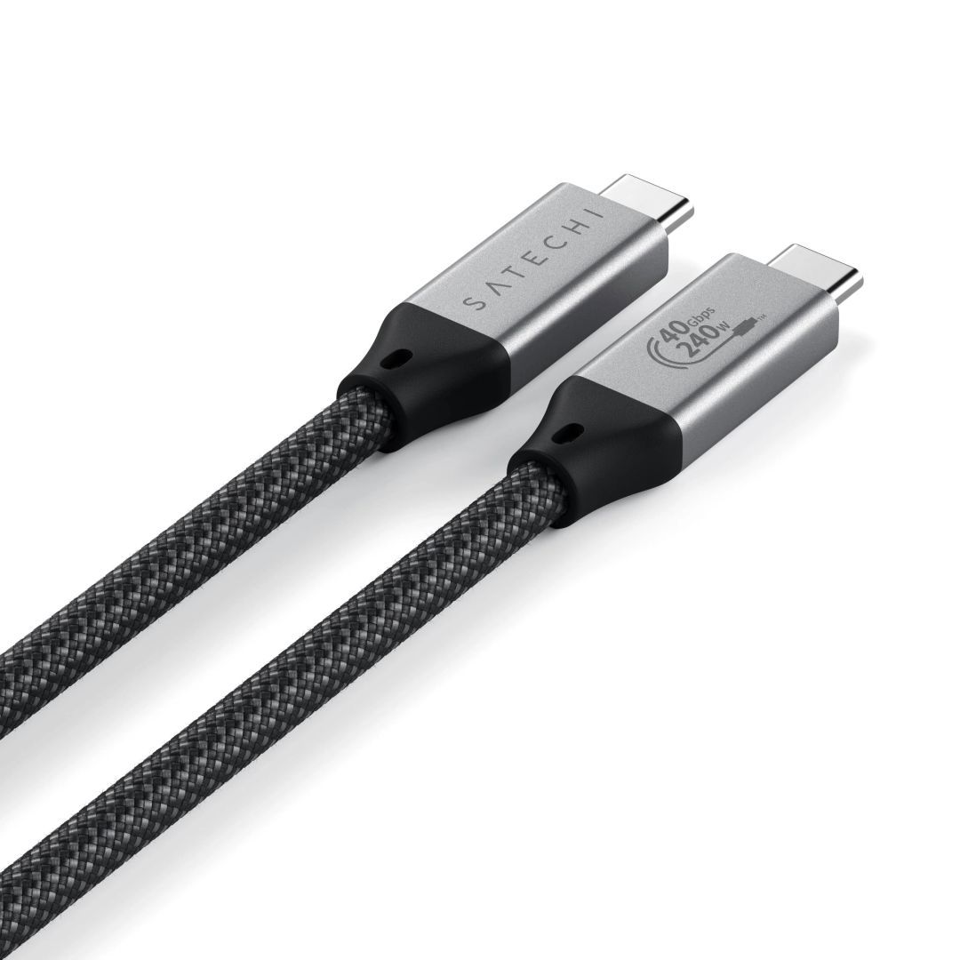 Satechi USB4 Pro Braided Cable 1,2m Black