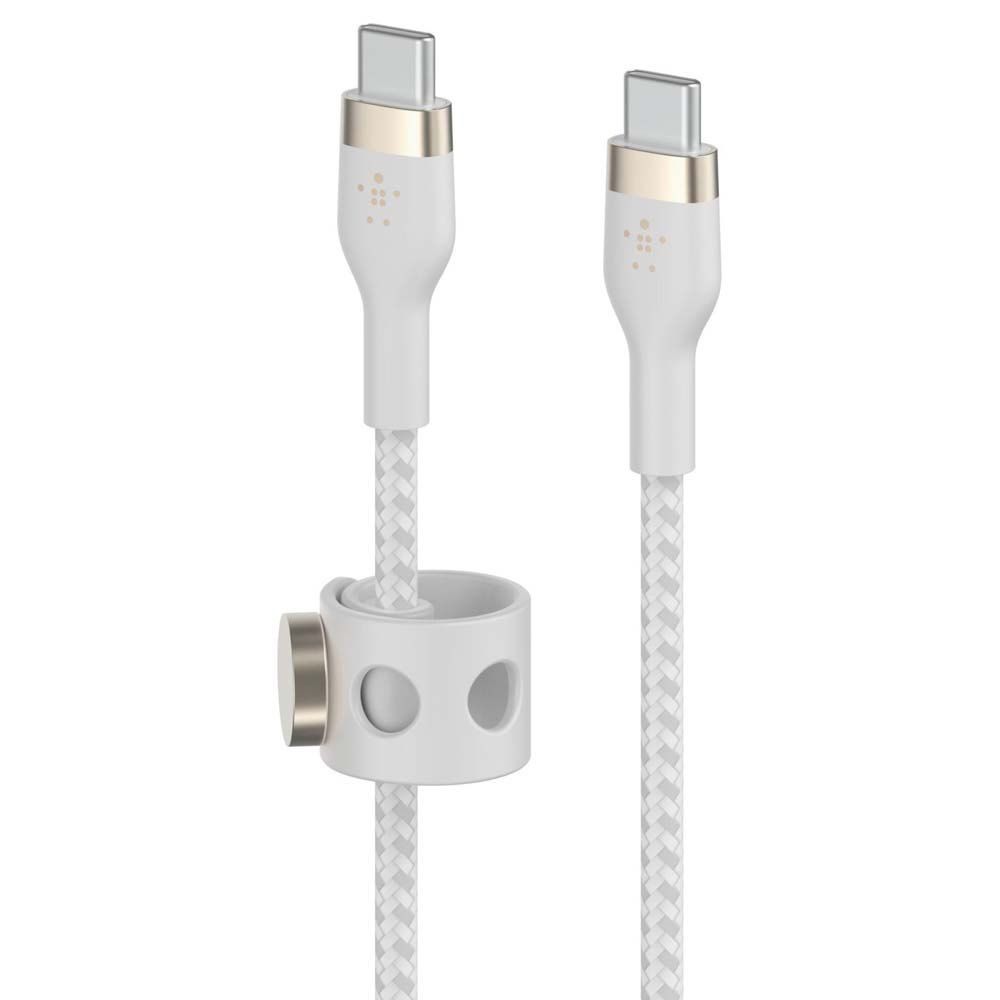 Belkin BoostCharge Pro Flex USB-C to USB-C Cable 2m White