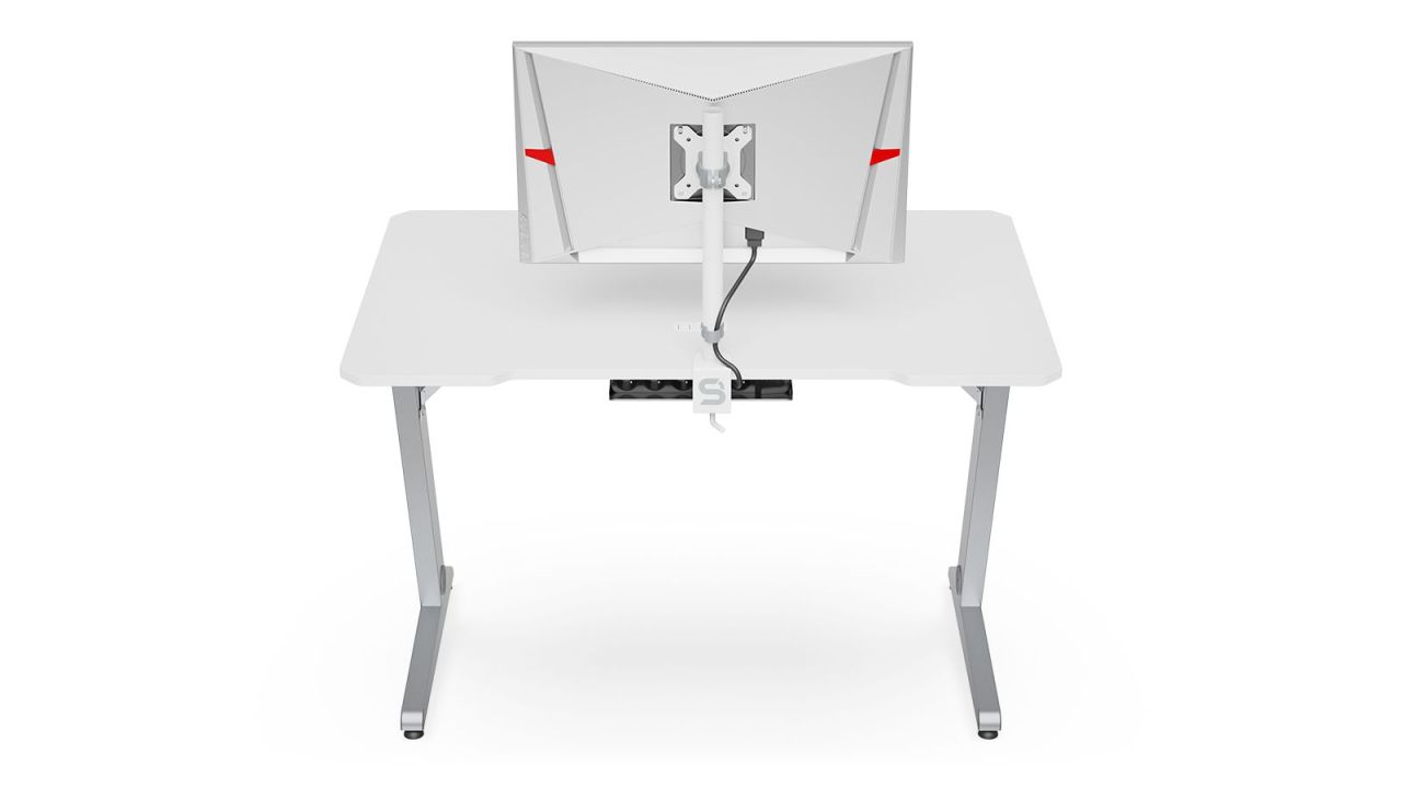 SPC Gear GD100 Gaming Desk Onyx White