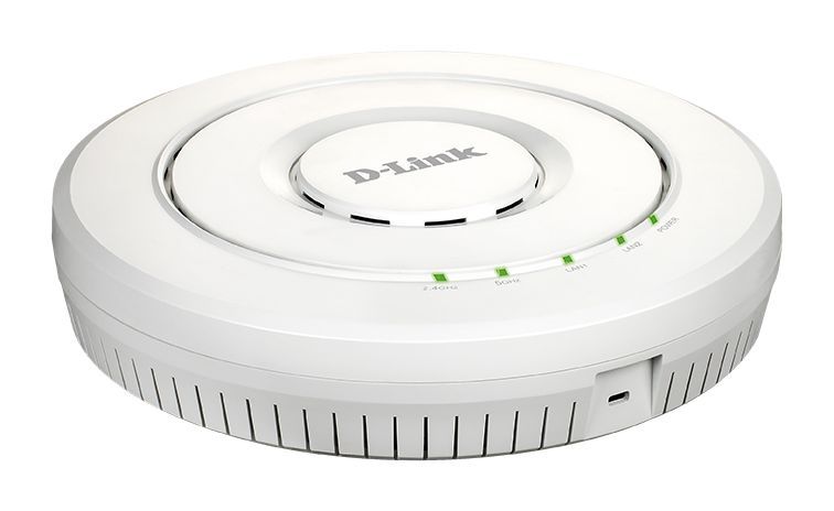 D-Link DWL-8620AP Wireless AC2600 Wave 2 Dual-Band Unified Access Point White