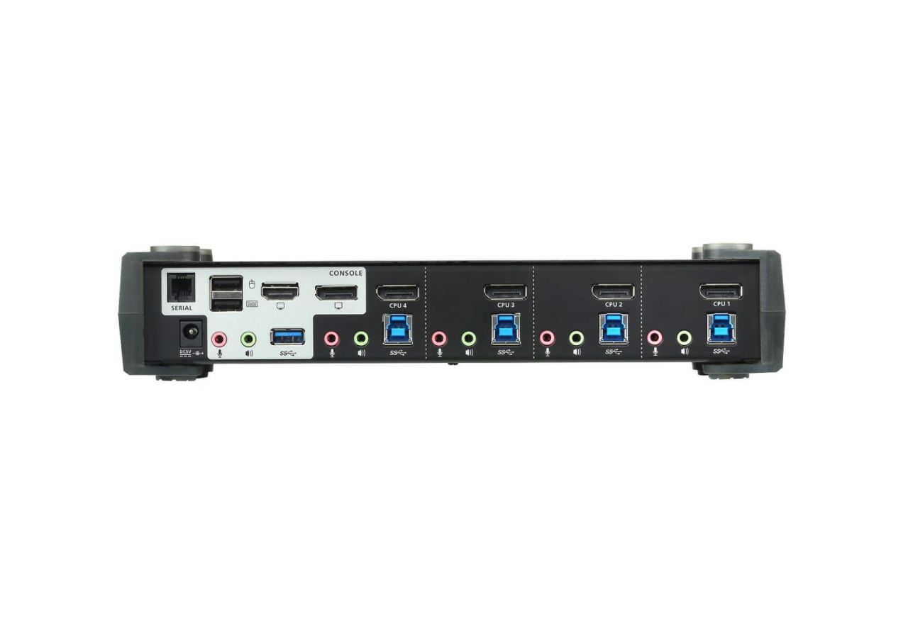 ATEN CS1924M 4-Port USB 3.0 4K DisplayPort MST KVMP Switch (Cables included)
