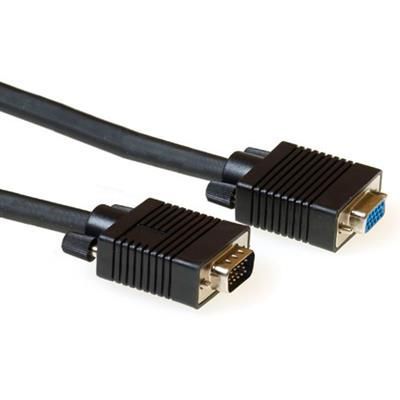 ACT High Performance VGA extension cable male-female 3m Black