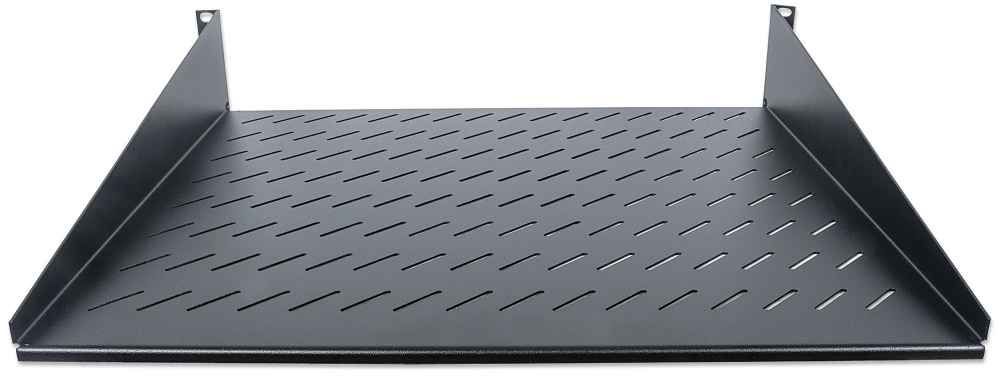 Intellinet 19" Cantilever Shelf (2U 2-Point Front Mount 400 mm) Black