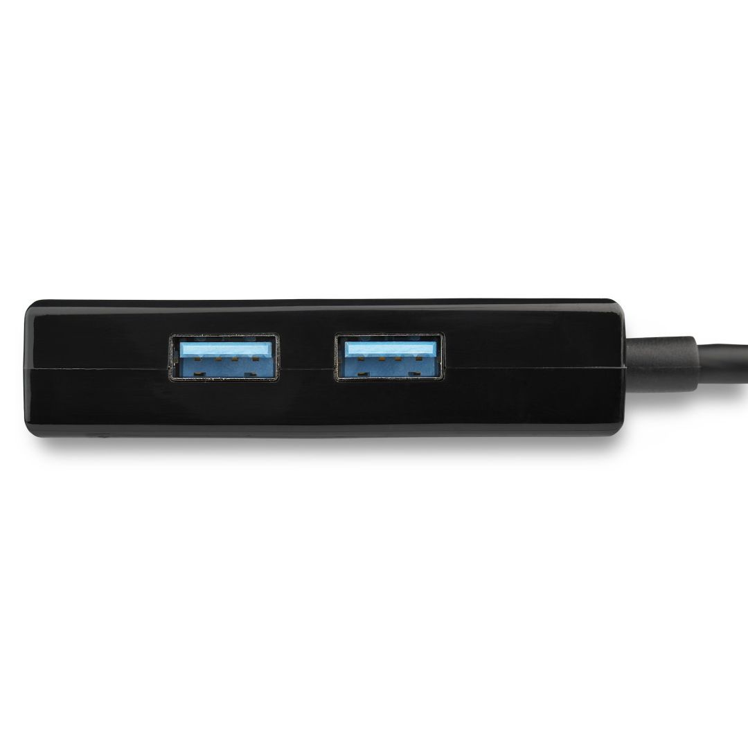 Startech USB 3.0 to Gigabit Network Adapter with Built-In 2-Port USB Hub