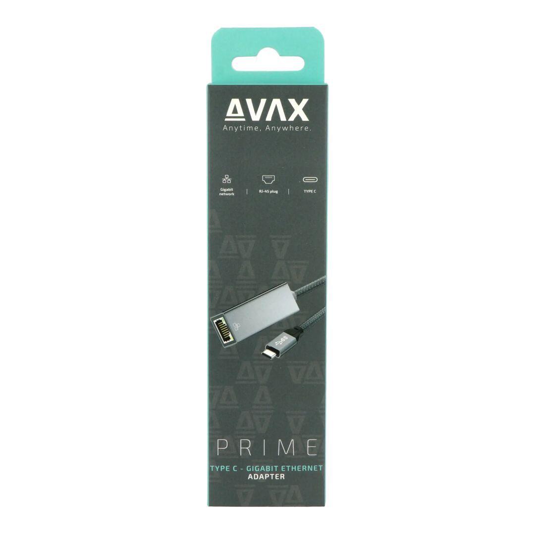 Avax AD900 PRIME Type C 3.2 Gigabit Ethernet adapter