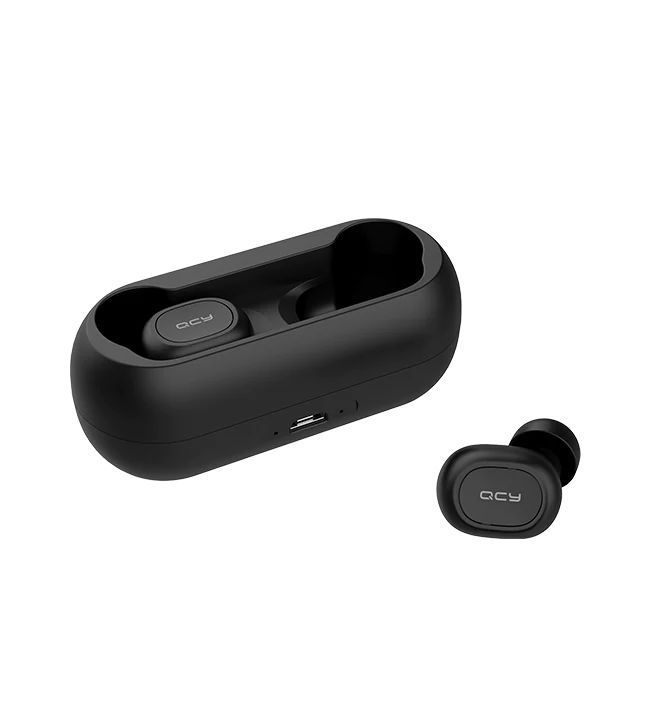 QCY T1C Bluetooth Wireless Headset Black