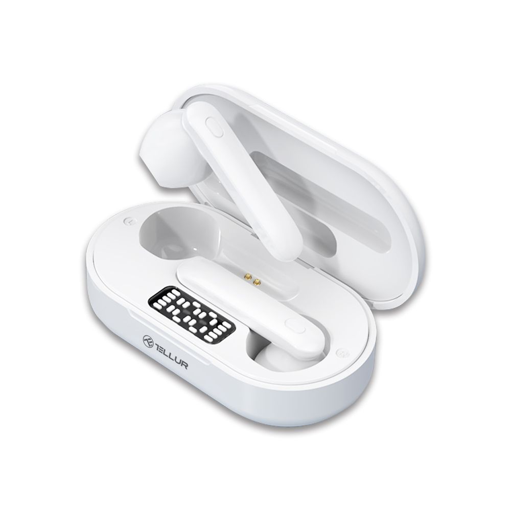 Tellur Flip Bluetooth True Wireless Earphones Headset White