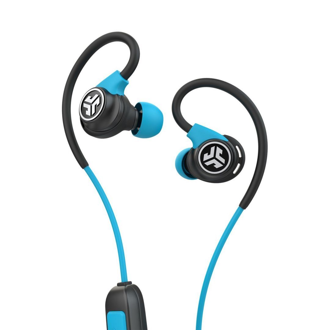 JLab Fit Sport 3 Wireless Fitness Earbuds Headset Black/Blue