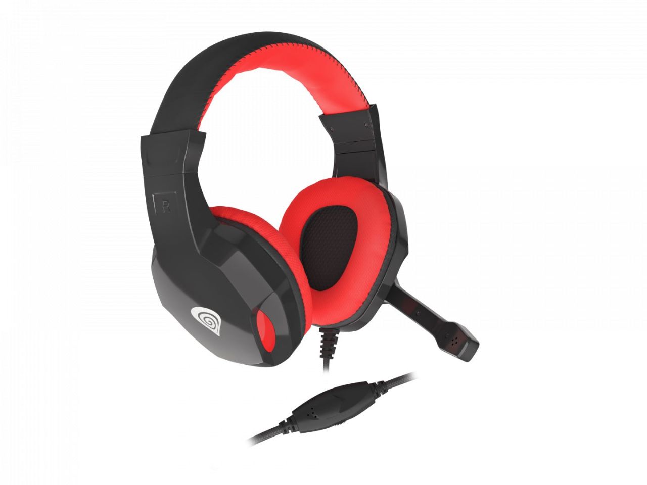 Natec Genesis Argon 100 Gamer Headset Black/Red