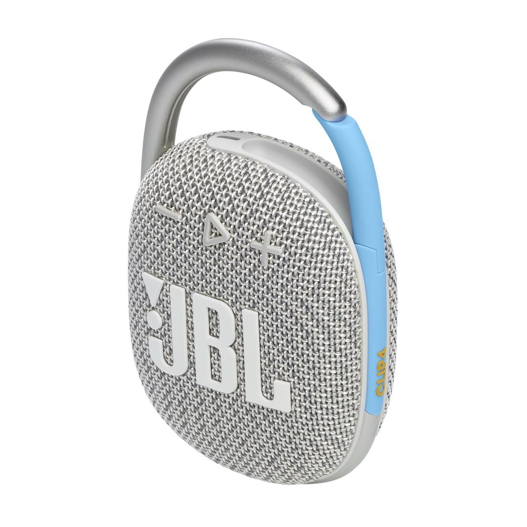 JBL Clip4 Eco Bluetooth Ultra-portable Waterproof Speaker White