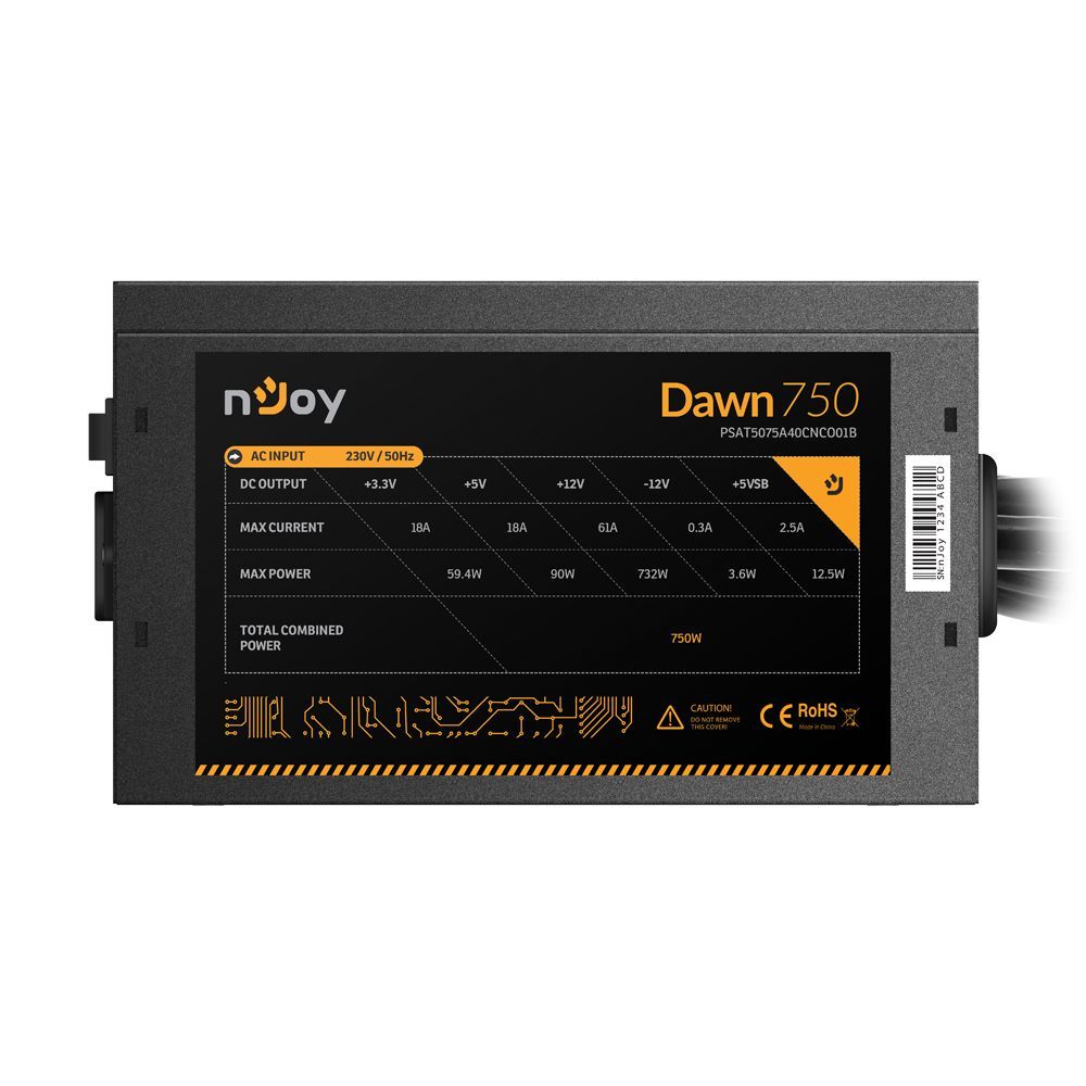 Njoy 750W 80+ Bronze Dawn 750