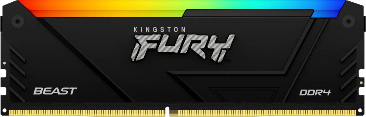 Kingston 32GB DDR4 2666MHz Kit(2x16GB) Fury Beast RGB Black