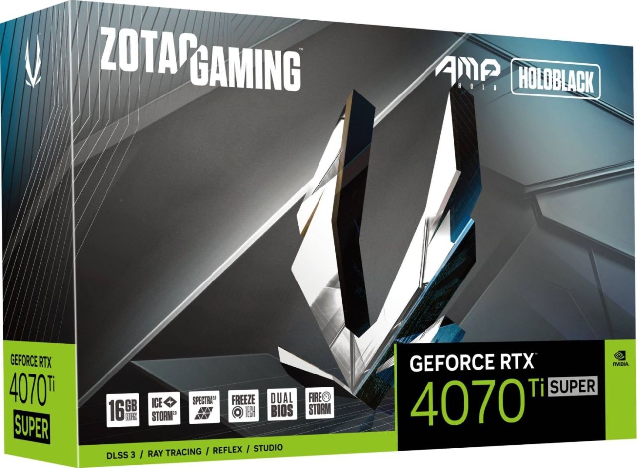 Zotac GeForce RTX4070 Ti Super 16GB DDR6X AMP Holo
