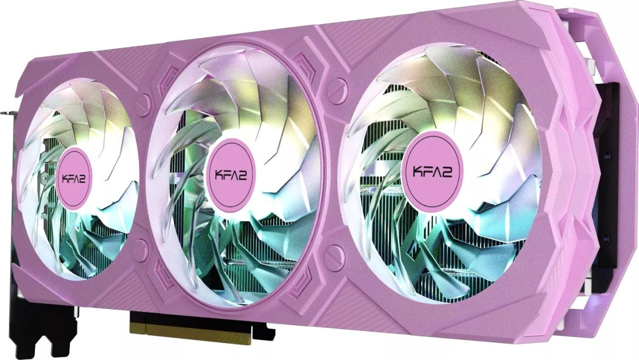 KFA2 GeForce RTX4070 12GB DDR6X EX Gamer Pink (1-Click OC)