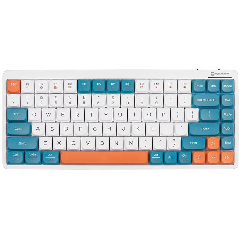 Tracer FINA 84 GameZone Red Switch Rainbow Mechanical Keyboard White/Blue US