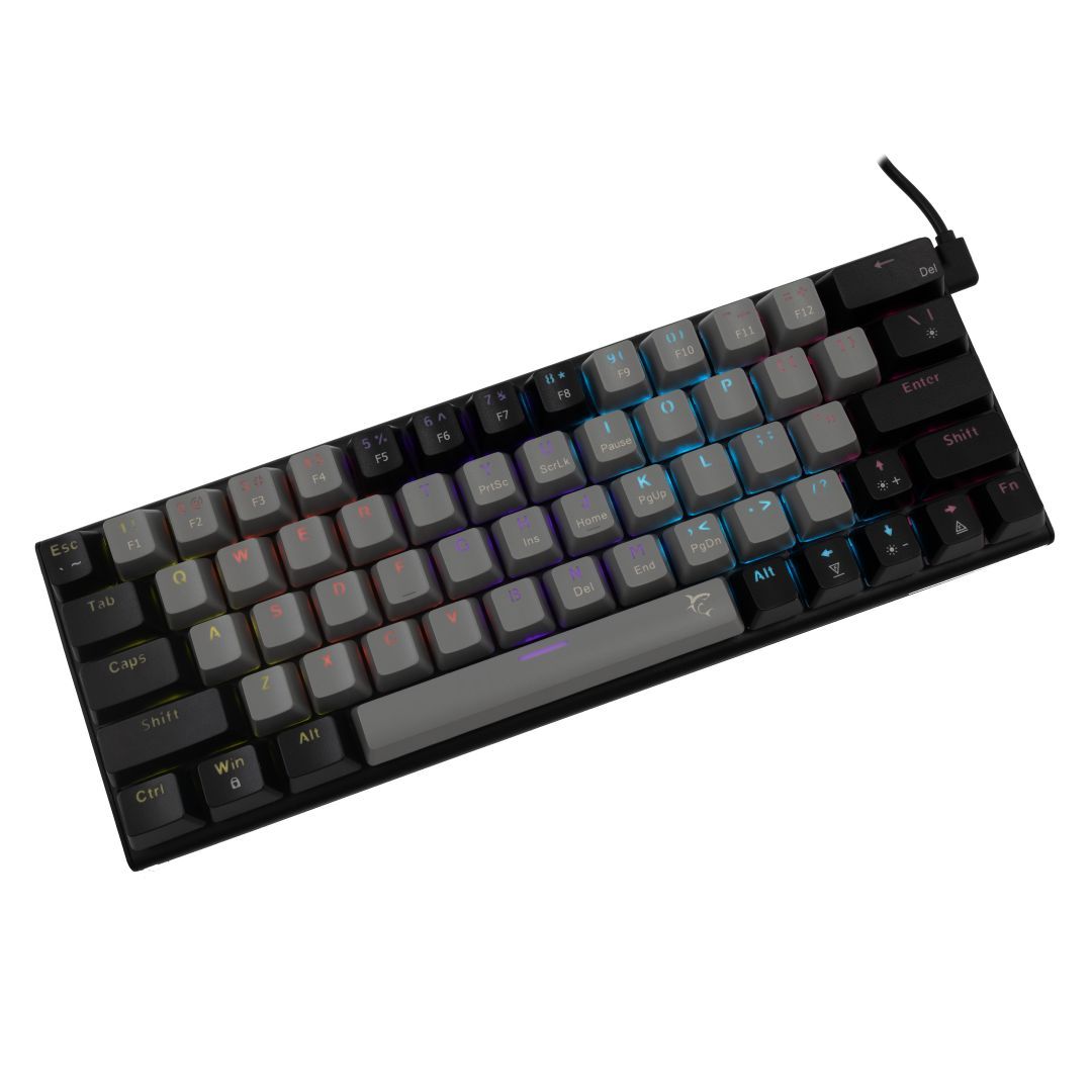 White Shark Wakizashi Blue Switches Gaming Keyboard Grey/Black US