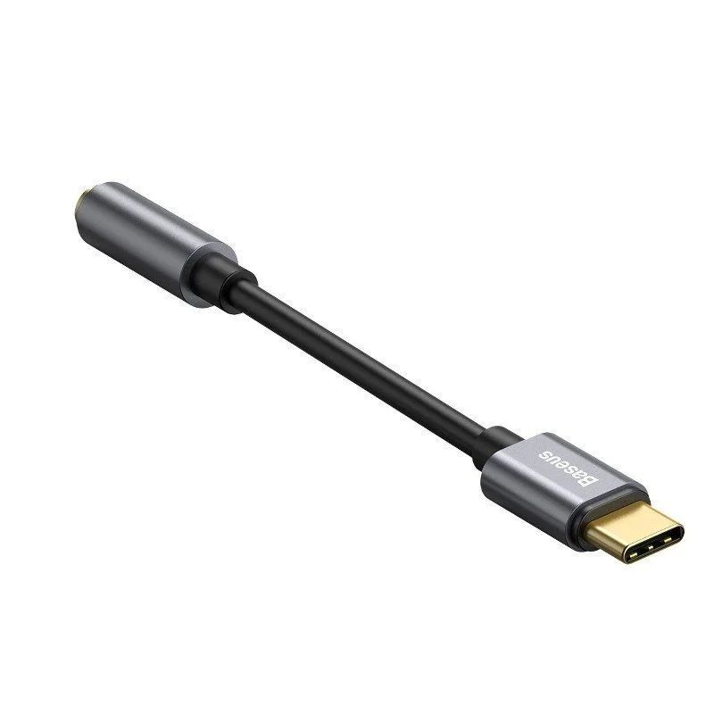 Baseus L54 USB-C - Mini Jack 3,5 mm Audioadapter 0,9m Grey