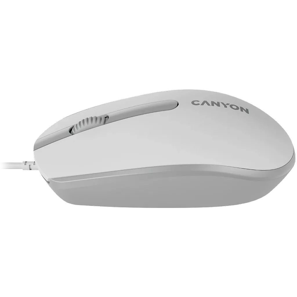Canyon CNE-CMS10WG wired mouse White/Grey