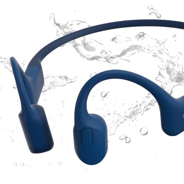 Shokz Openrun Mini Bone Conduction Open-Ear Endurance Wireless Bluetooth Headphones Blue