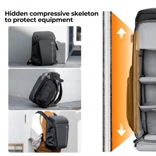 K&F Concept Camera Alpha Backpack Air 25L Grey