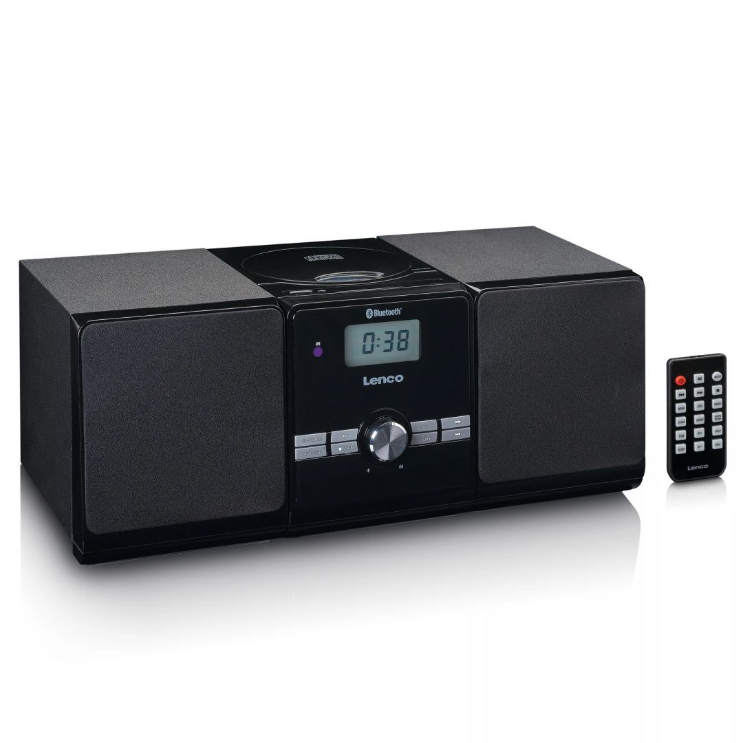 Lenco MC-030 Micro set with CD/MP3 player Black