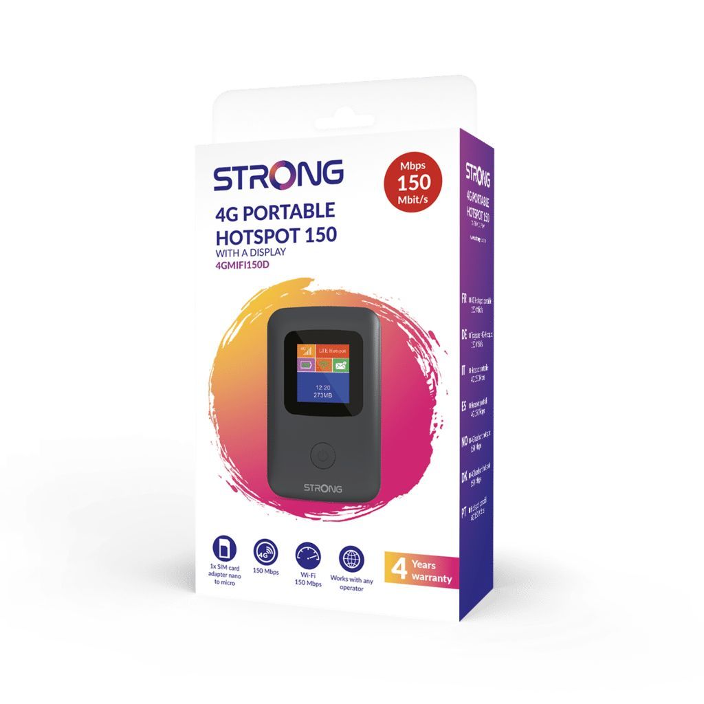 Strong 4G Portable Hotspot 150 with Display