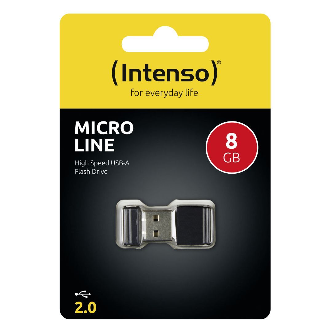Intenso 8GB Micro Line USB2.0 Black