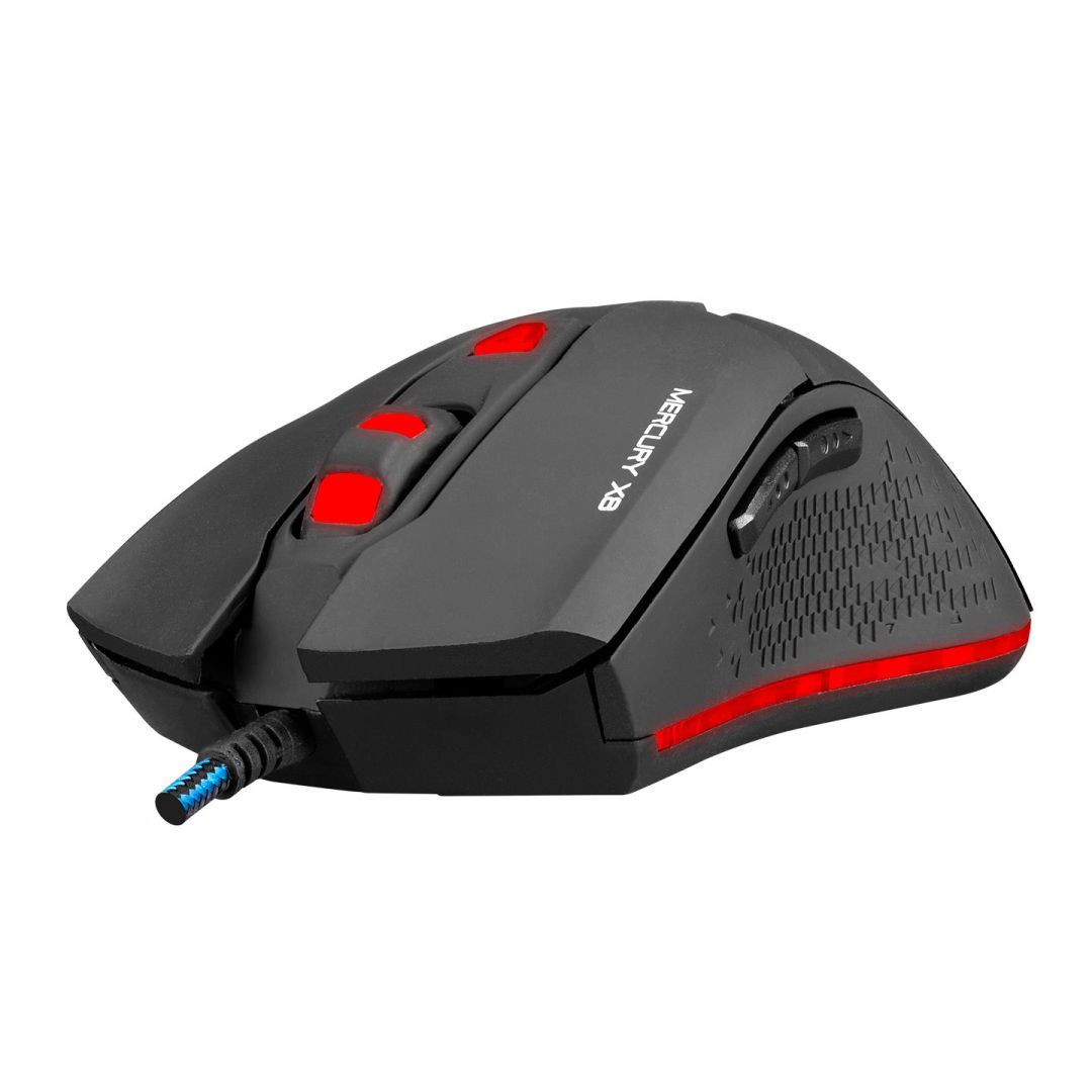 Everest Mercury X8 RGB Gaming Optical Mouse Black