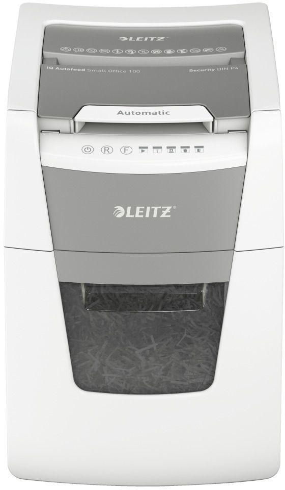 Leitz IQ AutoFeed SmallOffice 100 P4 Pro Iratmegsemmisítő White