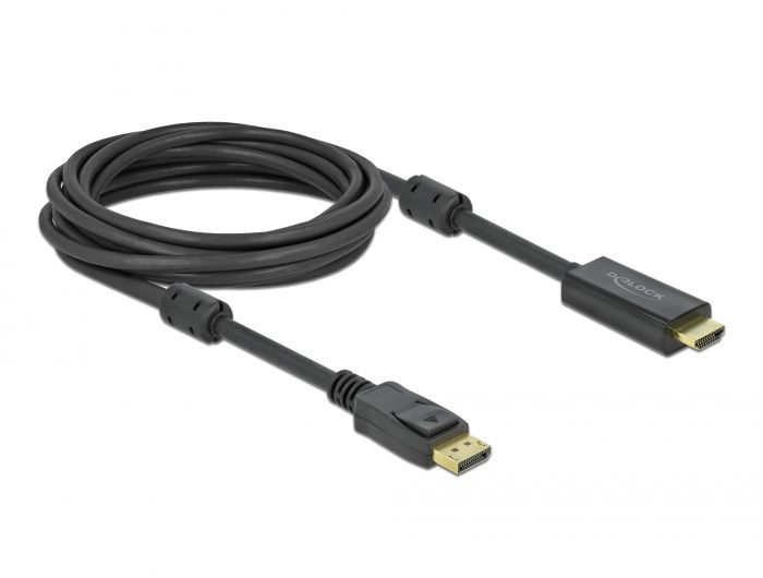 DeLock Active DisplayPort 1.2 to HDMI Cable 4K 60Hz 5m