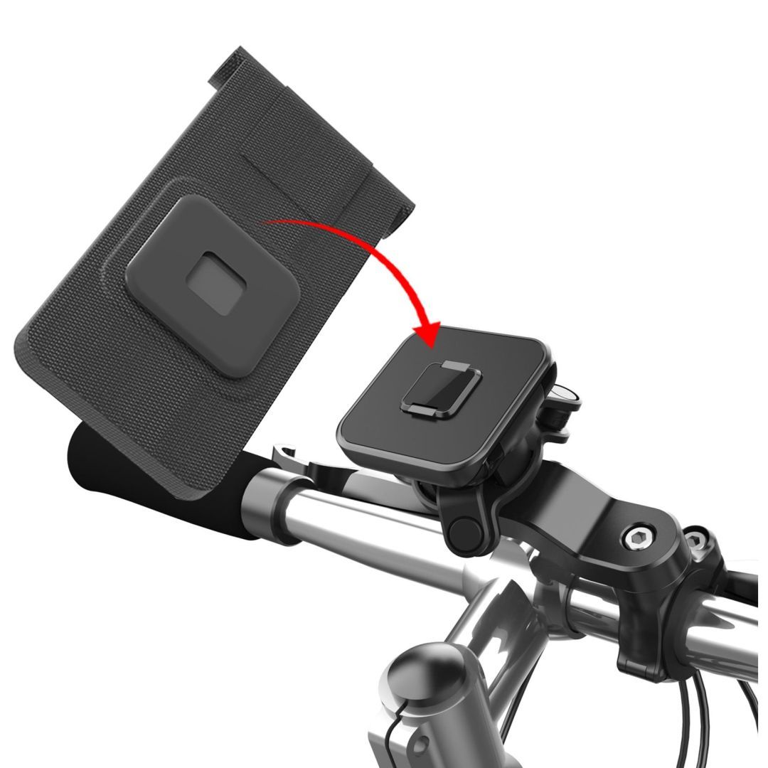 CELLY SNAPMAGFLEX Smartphone Holder for Bike with Case Black