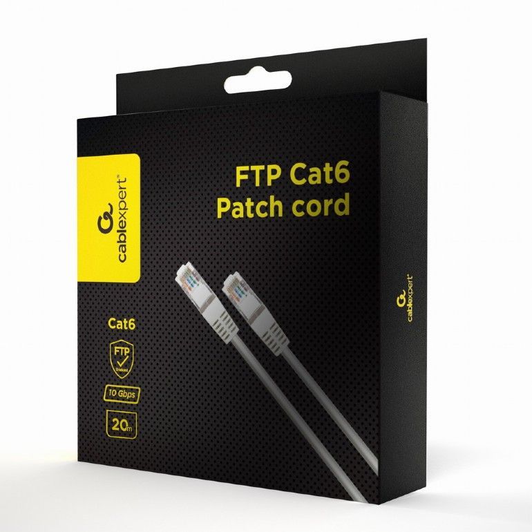 Gembird CAT6 FTP Patch Cable 20m Grey