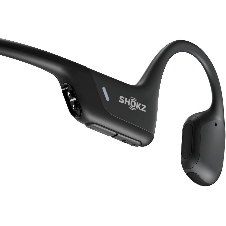 Shokz Openrun Pro Premium Bone Conduction Open-Ear Endurance Wireless Bluetooth Headphones Black