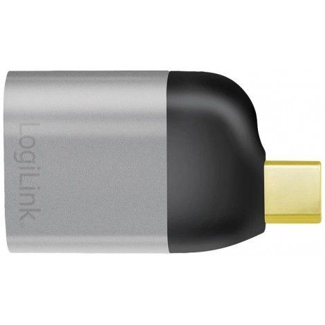 Logilink USB-C to DisplayPort male/famale adapter Grey