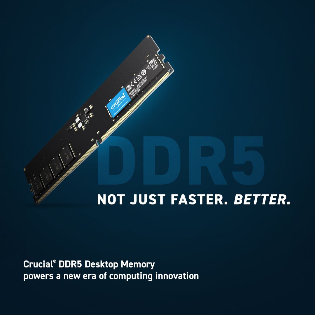 Crucial 8GB DDR5 5600MHz
