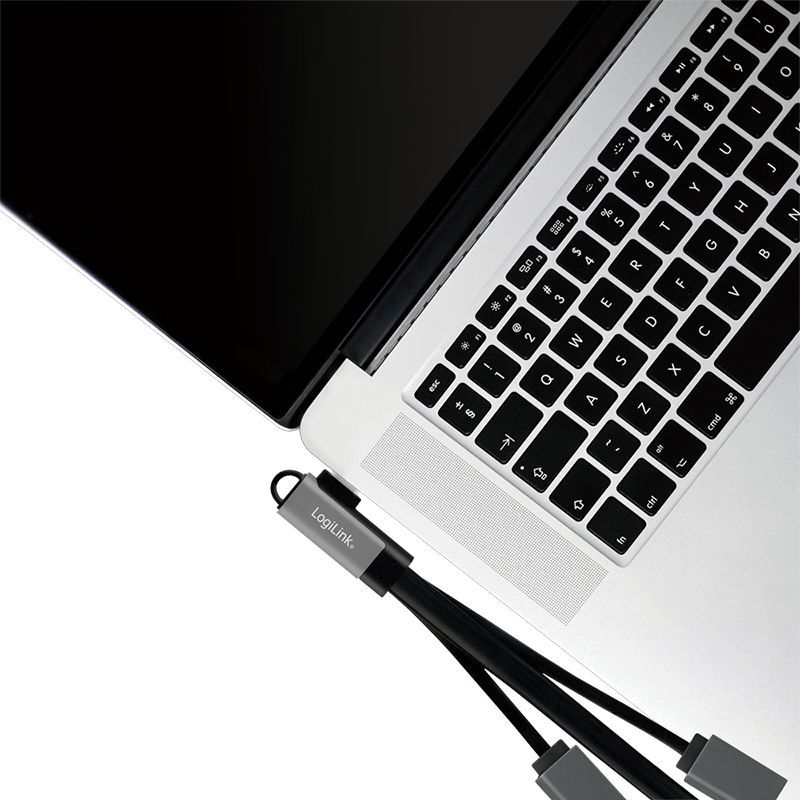 Logilink UA0361 USB-C 3-Port Hub Black/Grey