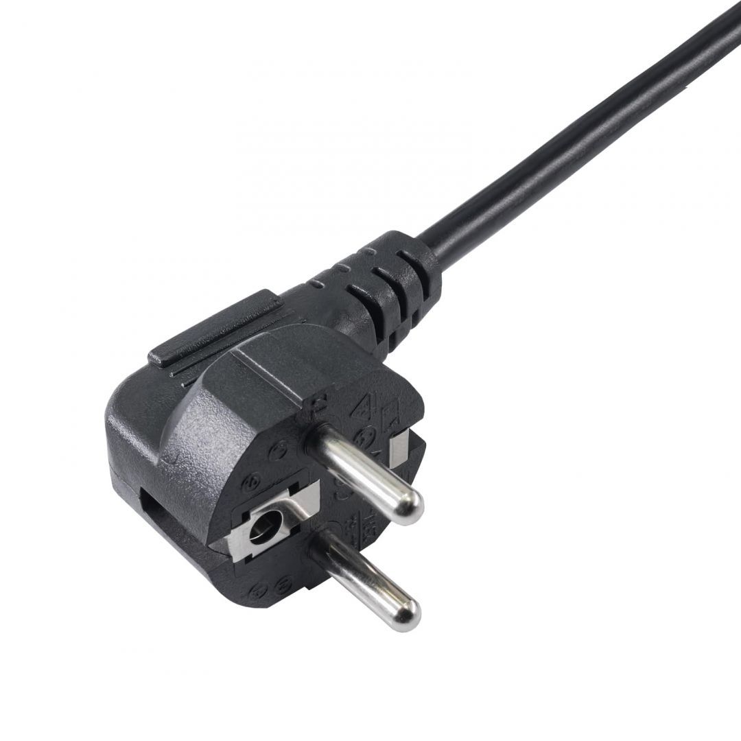 Akyga AK-PC-04A PC Power Cable Y-Shape Splitter Cable 1,8m Black