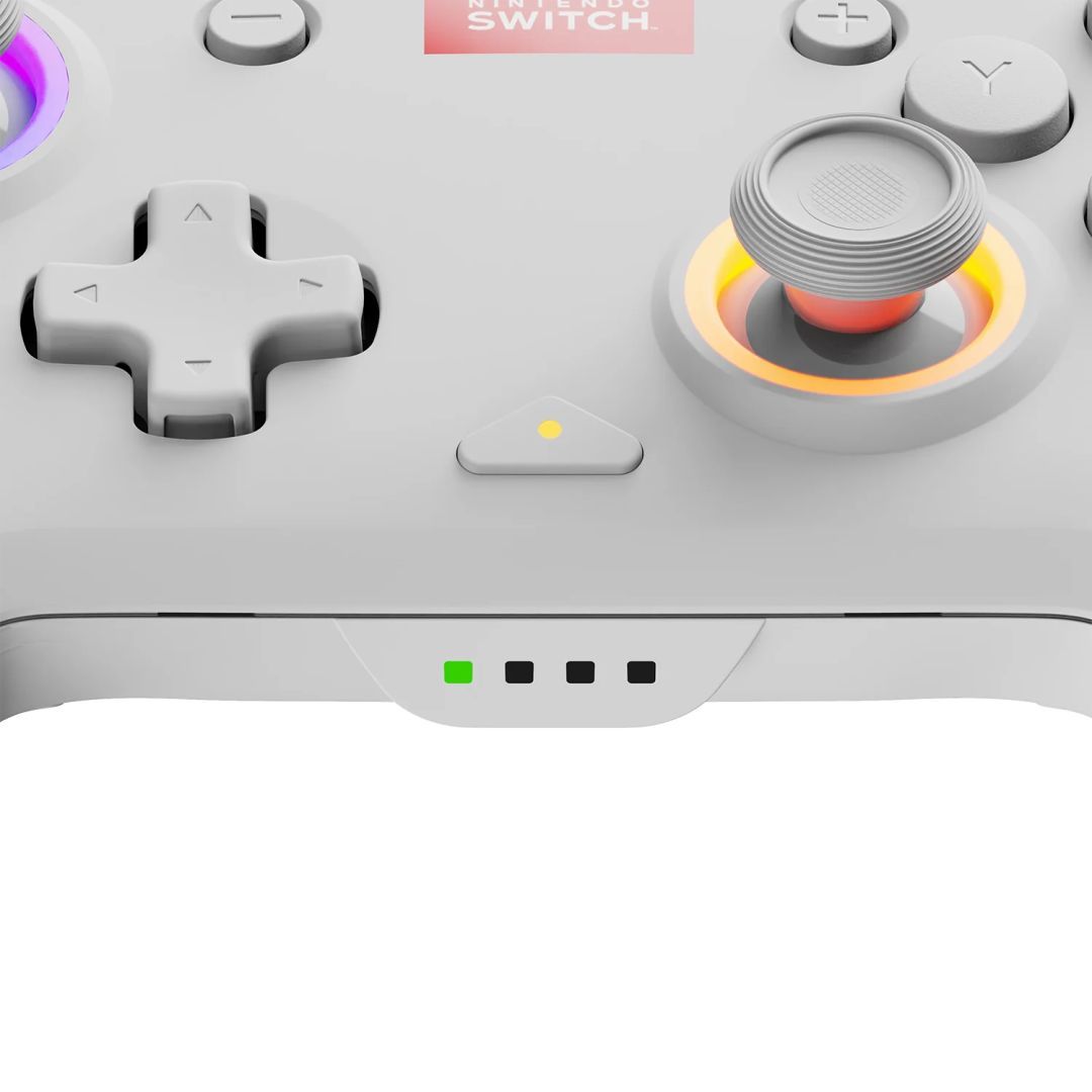 PDP Afterglow Wave Wireless Controller for Nintendo Switch White