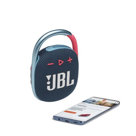 JBL Clip4 Bluetooth Ultra-portable Waterproof Speaker Blue/Pink