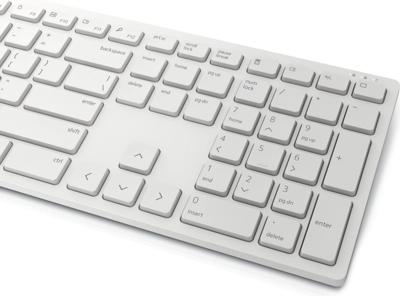 Dell KM5221W Wireless Keyboard and Mouse White US