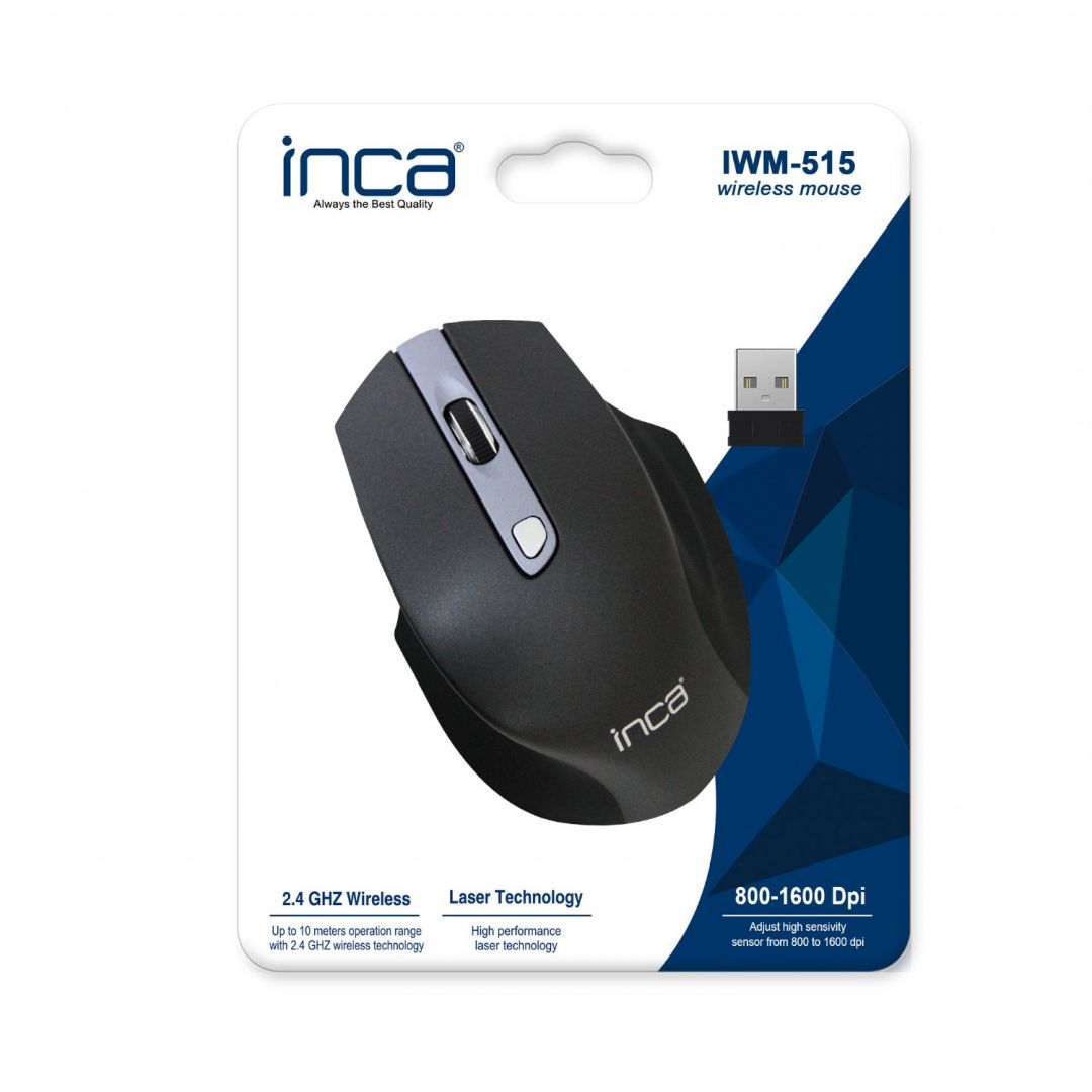 INCA IWM-515 Wireless Mouse Black