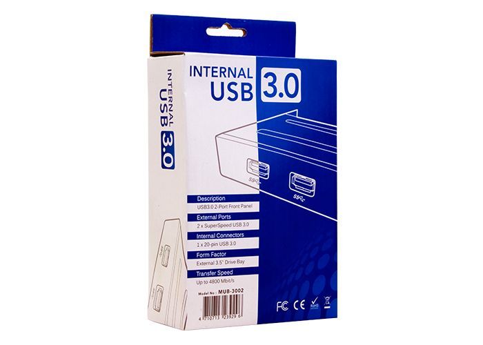 Chieftec 3,5" USB 3.0 Frontpanel Black