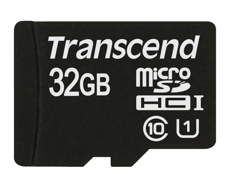 Transcend 32GB microSDHC Class10 UHS-I adapter nélkül
